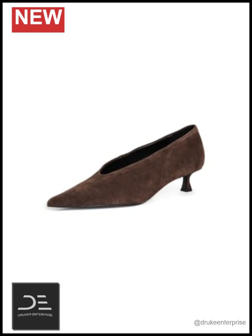 Tony Bianco Cherry Kitten Heel Pumps Suede Pointed Toe Pumps